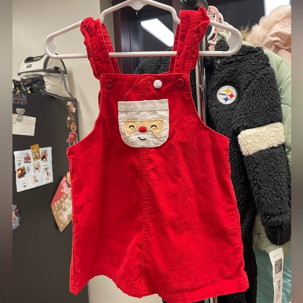 18m carters Santa corduroy dress
